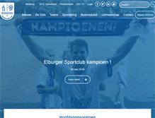 Tablet Screenshot of elburgersc.nl